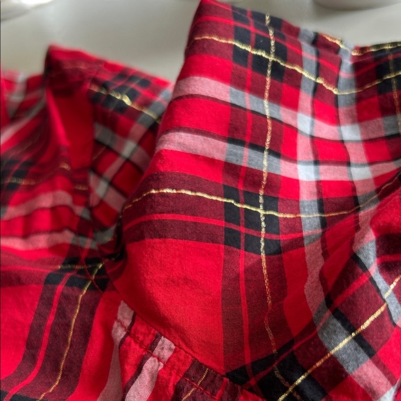 Ava & Viv Red Plaid Shirt - Picture 10 of 10